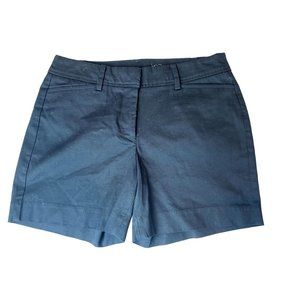 Talbots Womens Perfect Shorts Mid Rise Stretch Summer Casual Solid Black Size 2
